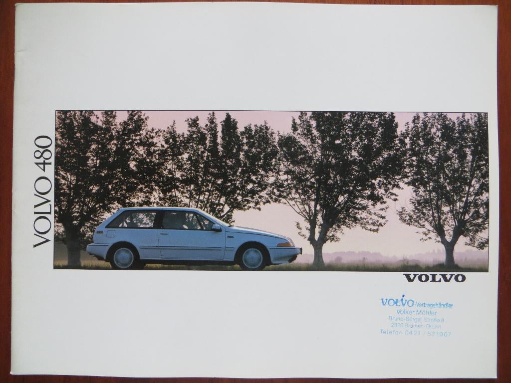 Volvo 480 (1990) met bijlage Serienausstattung, Techn. Daten, Ophalen of Verzenden, Nieuw, Volvo