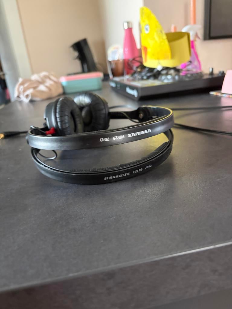 Sennheiser HD25 Koptelefoon - Zo goed als nieuw, Audio, Tv en Foto, Koptelefoons, Ophalen of Verzenden, Zo goed als nieuw, Op oor (supra aural)