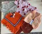 pakket meisje mt 98 poncho legging gilet nachtgoed, Ophalen of Verzenden, Zo goed als nieuw, Maat 98
