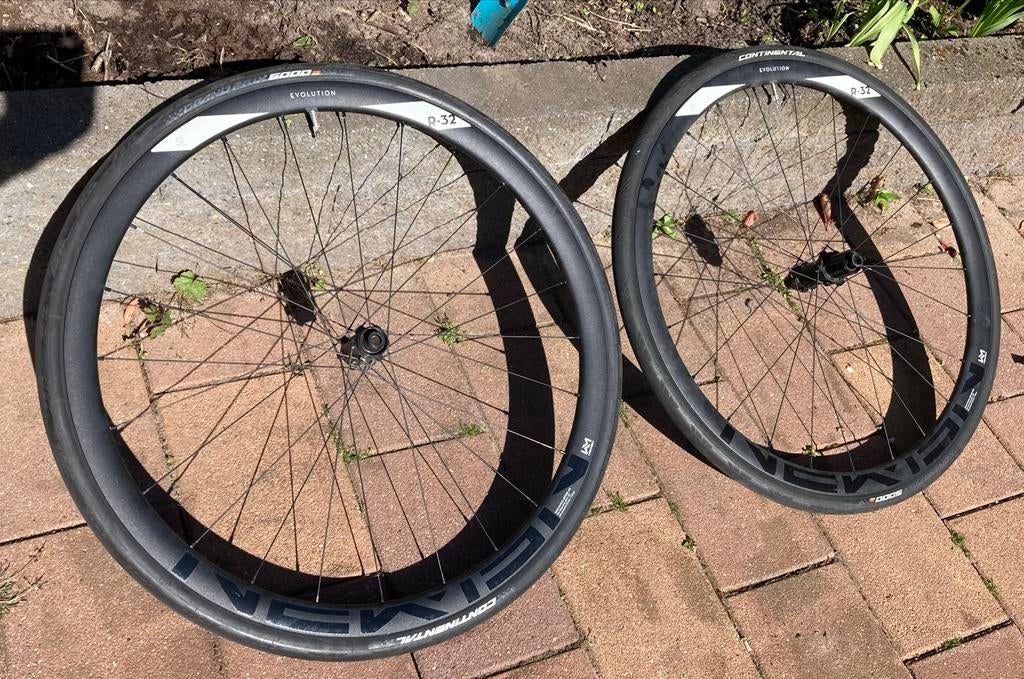 Newmen Evolution SL R 32 Wielset - Racefiets Wielen, Gebruikt, Aluminium, Racefiets, Ophalen