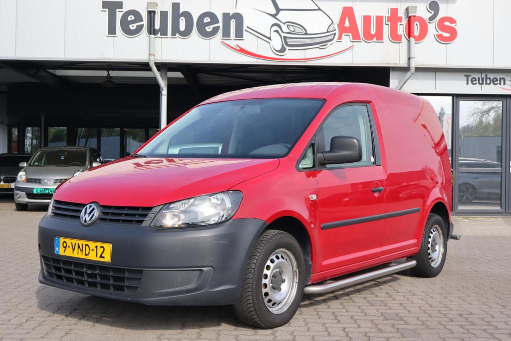 Volkswagen Caddy 1.6 TDI | Rechter zijdeur | Sidebars | Half, Auto's, Voorwielaandrijving, Euro 5, Stof, Gebruikt