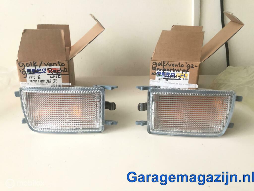 Knipperlicht bumper L + R Golf III / Vento 441-1606R-UE-C, Volkswagen, Nieuw, Ophalen of Verzenden, Volkswagen