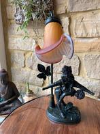 Sfeervol lampje met Art de France kapje, Ophalen, Zo goed als nieuw, Minder dan 50 cm