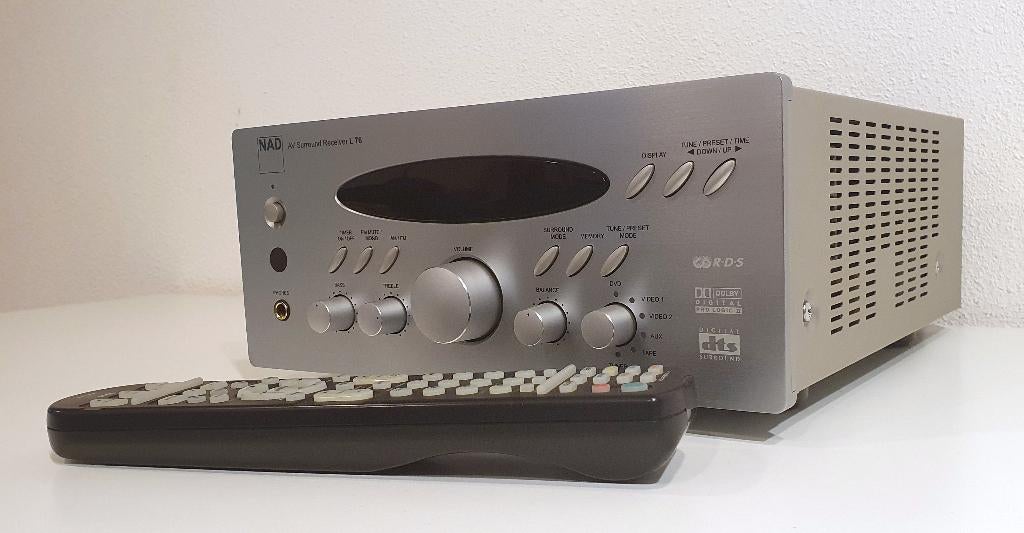 Receiver NAD L76 5.1 (60W) met Optical ingang, Overige merken, Ophalen of Verzenden, 60 tot 120 watt, S
