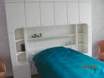 VINTAGE wit BRUGKAST bed kast OMBOUW slaapkamer 240x205x40, Ophalen, Gebruikt
