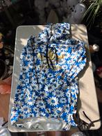 Adidas Hoodie met Bloemenprint en Vetersluiting, Kleding | Dames, Adidas, Ophalen of Verzenden, Blauw, Lange mouw