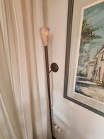 Vloerlamp Pegasam met albasten kelk, Klassiek, Ophalen of Verzenden, Zo goed als nieuw, Glas