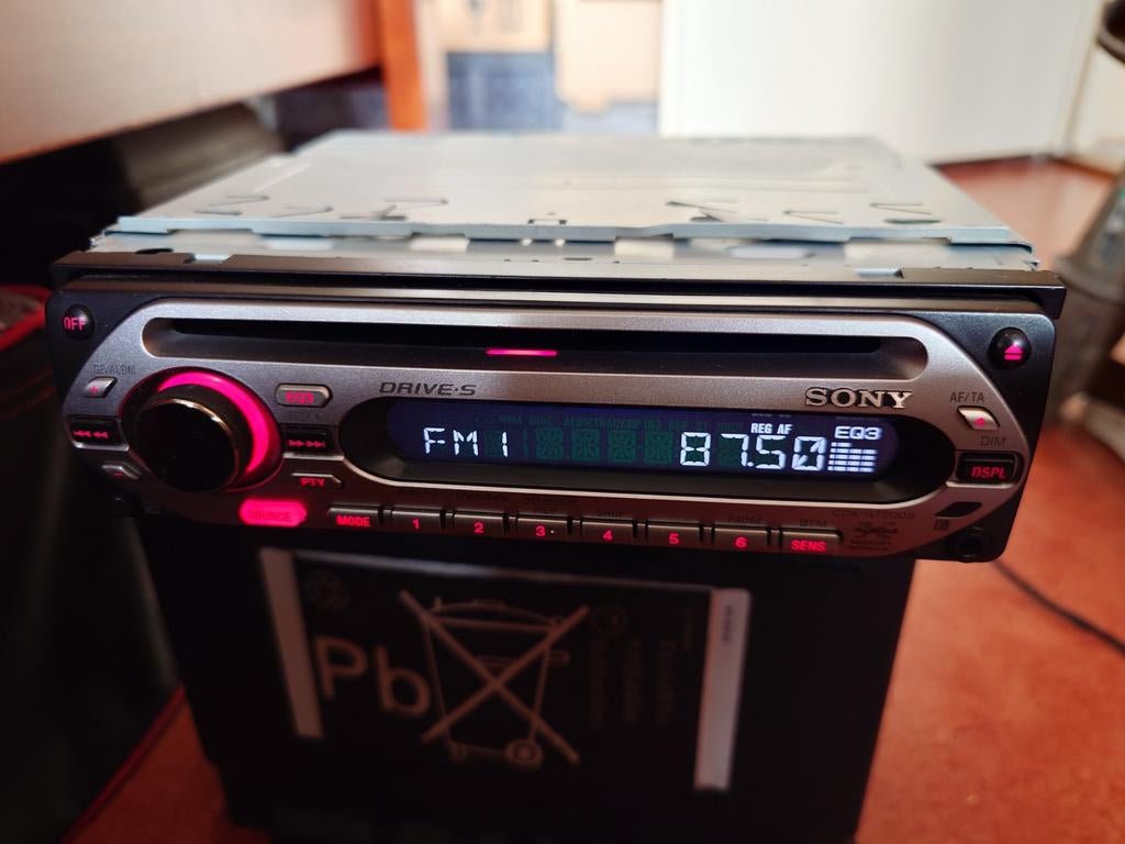 sony cdx-gt200s autoradio met cd en aux, Ophalen
