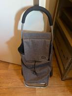 Boodschappen trolley, 30 cm of meer, Zo goed als nieuw, Grijs, Wieltjes