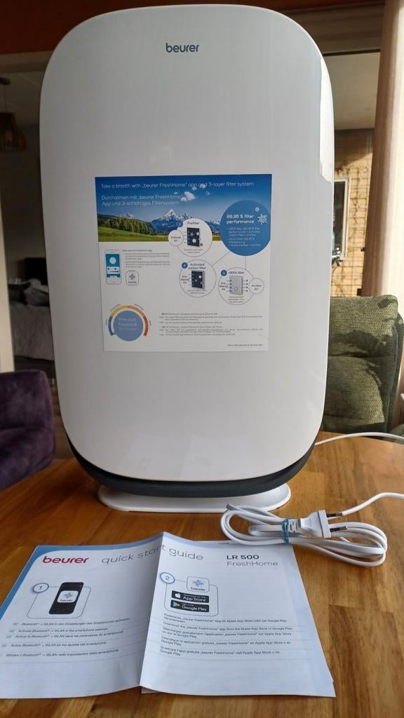 Beurer LR 500 Luchtzuiveraar met 3-laags filtersysteem, Ophalen, Zo goed als nieuw, Luchtreiniger