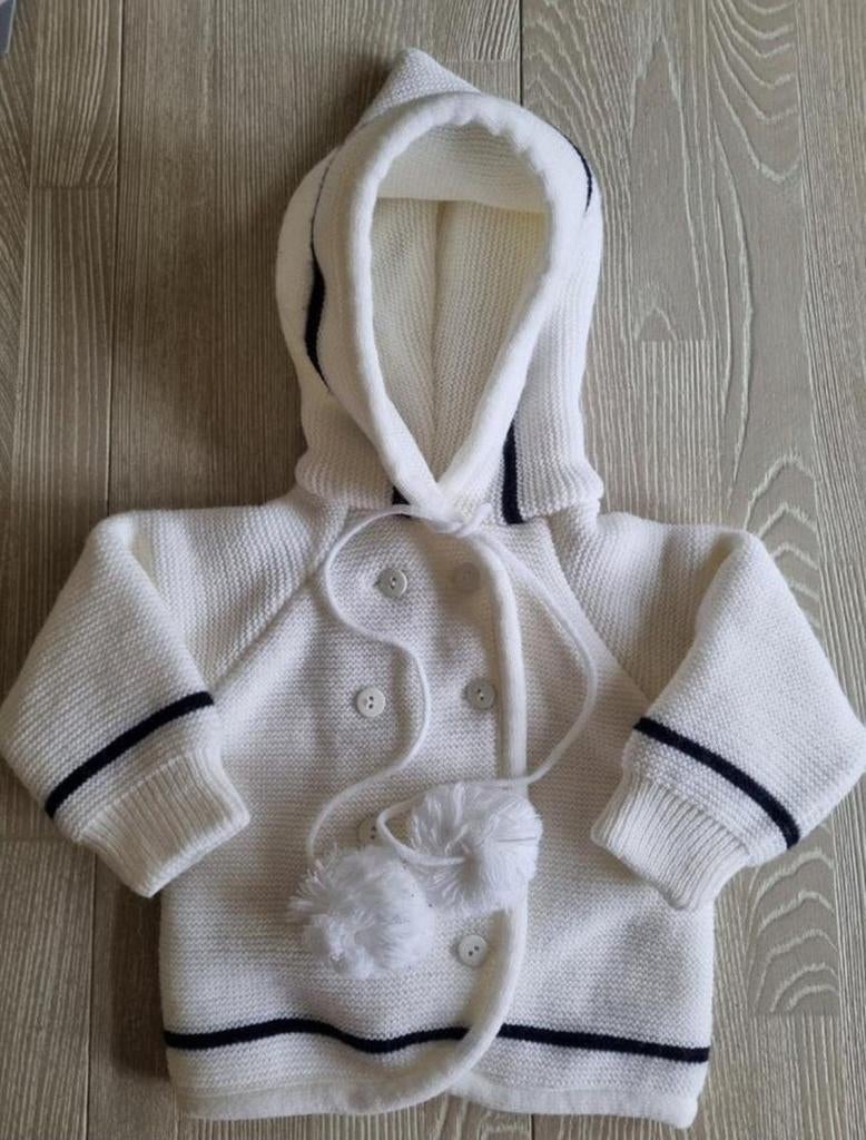 Mooi gebreid baby vestje jasje, Ophalen of Verzenden, Zo goed als nieuw, Feetje, Truitje of Vestje