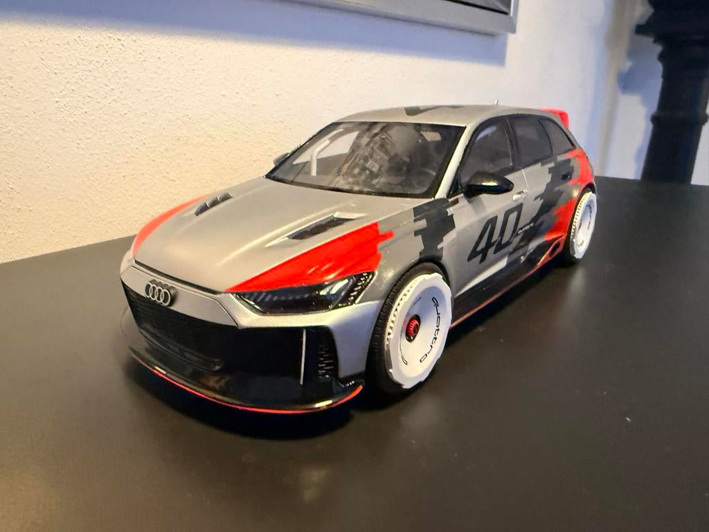 Audi RS6 Avant ABT '40 Years of Quattro' modelauto 1:18, Ophalen, Zo goed als nieuw, Auto, Overige merken