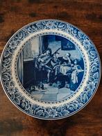 Delfts blauw wandbord, Ophalen