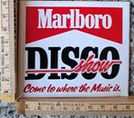 Vintage sticker Marlboro disco show tabak sigaretten logo, Ophalen of Verzenden, Zo goed als nieuw