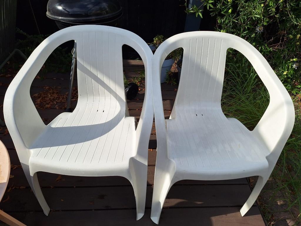 2 Hartman tuinstoelen., Ophalen, Gebruikt, Kunststof