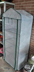 Compacte kweekkas voor tuin of balkon (69x49x160 cm), Gebruikt, Folie, Kweekkas, Ophalen