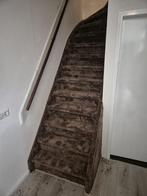 Bruin tapijt voor trap en overloop, Huis en Inrichting, Stoffering | Tapijten en Kleden, Gebruikt, Bruin, 200 cm of meer, Rechthoekig