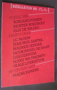 BZZLLETIN : 101 - Poezie Essay's, Ophalen of Verzenden, Zo goed als nieuw