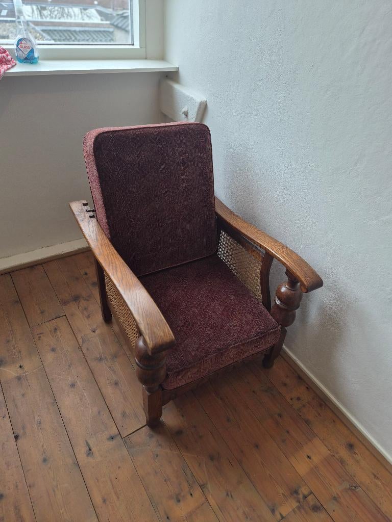 Fauteuil / stoel, Huis en Inrichting, Fauteuils, Ophalen, Gebruikt, 75 tot 100 cm, 50 tot 75 cm