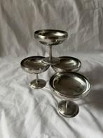 Vintage Franse RVS ijscoupes Letang & Remy | bistro coupes, Ophalen, Overige materialen, Overige stijlen, Overige typen