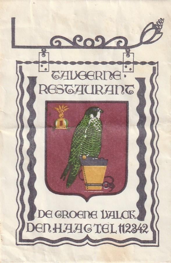 suikerzakje #348 : De Groene Valck Den Haag, Verzenden, Nederland