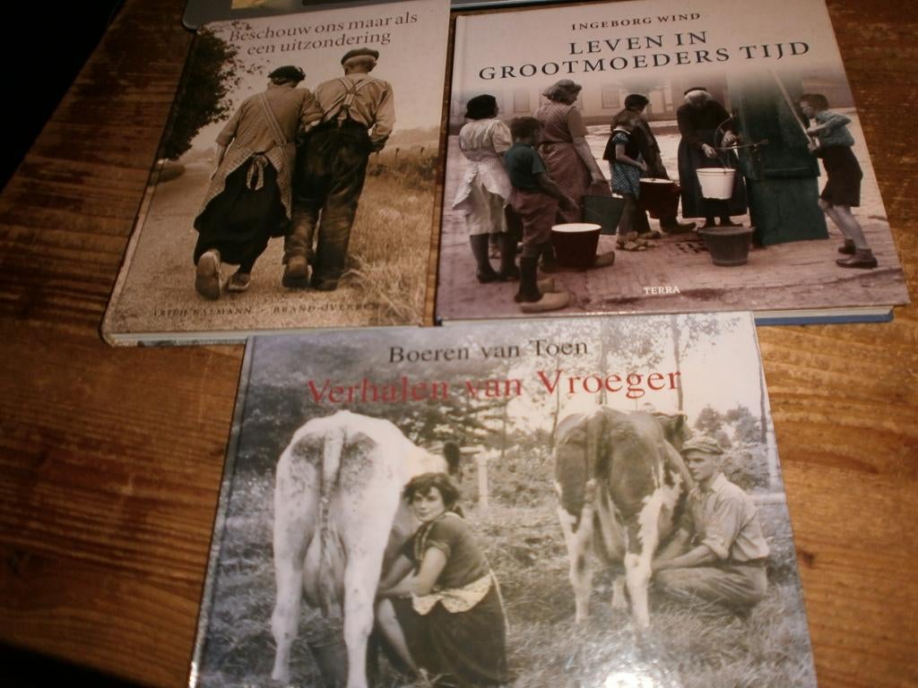 3 boeken over het leven van vroeger mooie boeken, Ophalen of Verzenden, Gelezen