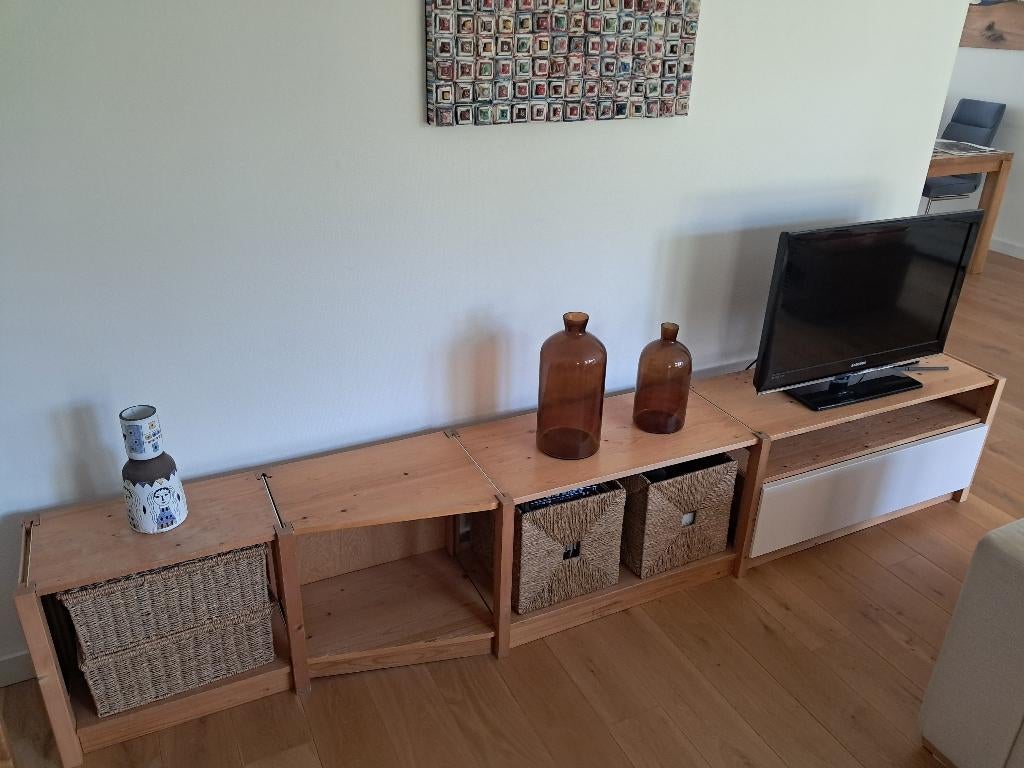 Lundia wandmeubel, Ophalen, Met plank(en), 250 tot 300 cm, Gebruikt