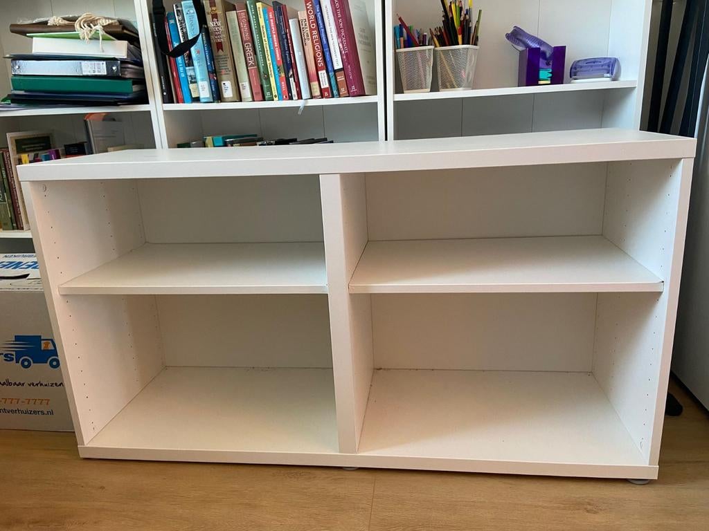 Besta kast basiselement met planken wit 120x64, Ophalen, 25 tot 50 cm, Minder dan 150 cm, Minder dan 100 cm