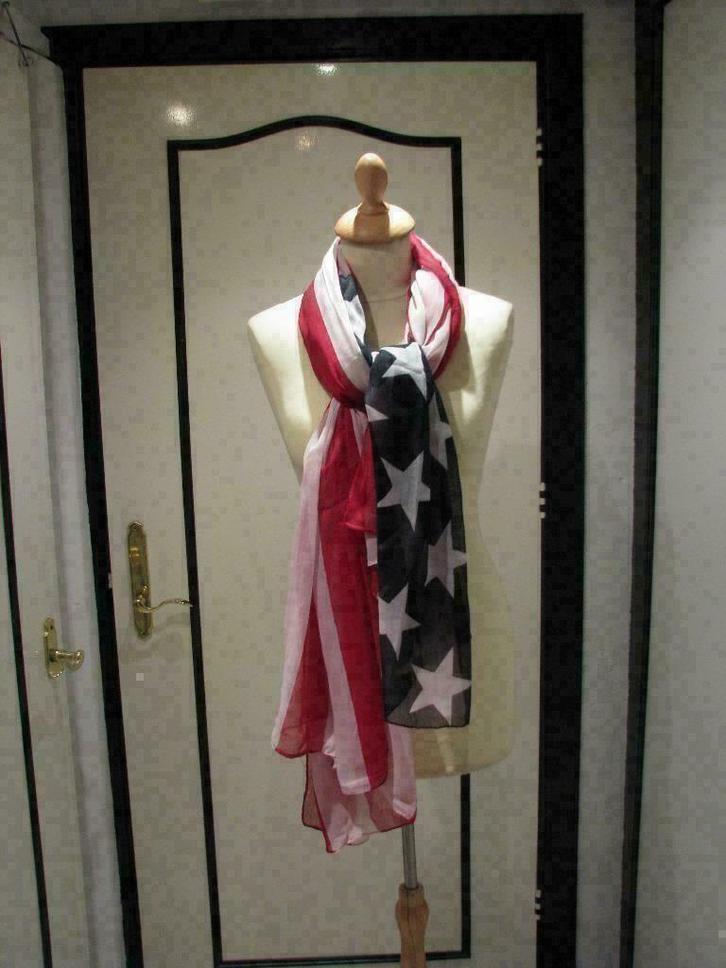 Flag Shawls-Amerikaanse vlag sjaal, Engelse vlag, nieuw., Kleding | Dames, Mutsen, Sjaals en Handschoenen, Nieuw, Sjaal, Maat 46/48 (XL) of groter