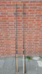 2x Shimano TX2 Karperhengels 12ft 3.66m 2.75lbs, Watersport en Boten, Hengelsport | Karpervissen, Ophalen of Verzenden, Zo goed als nieuw
