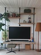 Tvmeubel wandkast steigerhout., Ophalen, Zo goed als nieuw, 25 tot 50 cm, 150 tot 200 cm