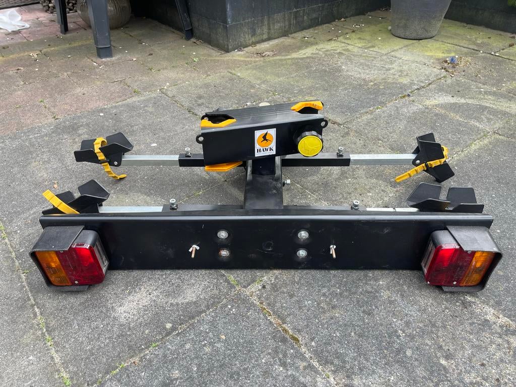 Hawk fietsendrager voor trekhaak, Ophalen, 2 fietsen, Gebruikt, Trekhaakdrager