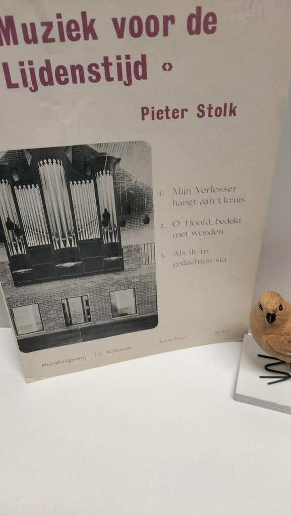 Stolk, Pieter; Muziek voor de Lijdenstijd (notenschrift), Gebruikt, Ophalen of Verzenden, Keyboard, Religie en Gospel
