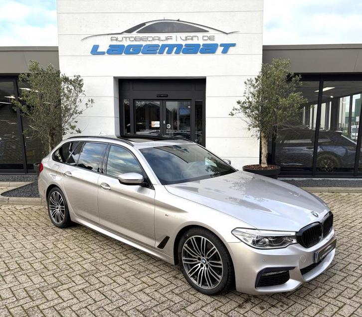 BMW 5 Serie Touring 520i High Executive M-pakket Pano, Auto's, BMW, Bedrijf, Te koop, 5-Serie, ABS, Achteruitrijcamera, Adaptive Cruise Control