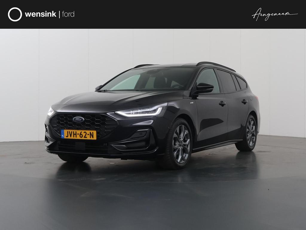 Ford Focus Wagon 1.0 EcoBoost Hybrid ST Line X | Elekt. Wegk, Auto's, Gebruikt, Zwart, Handgeschakeld, 19 km/l