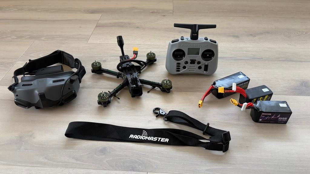 5 inch 6s FPV drone complete set, Audio, Tv en Foto, Drones, 250 tot 900 gram, Ophalen of Verzenden, Zo goed als nieuw, 1 tot 5 kilometer