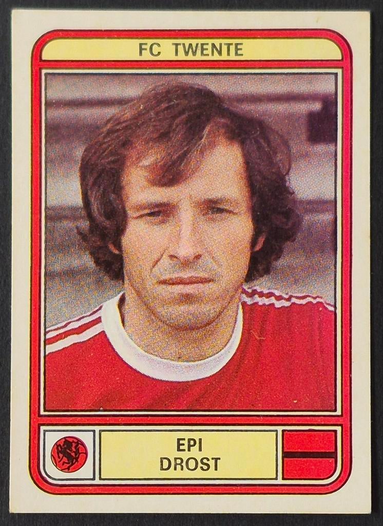 Panini sticker Epi Drost - FC Twente, 1979/1980, Ophalen of Verzenden, Zo goed als nieuw, F.C. Twente, Poster, Plaatje of Sticker