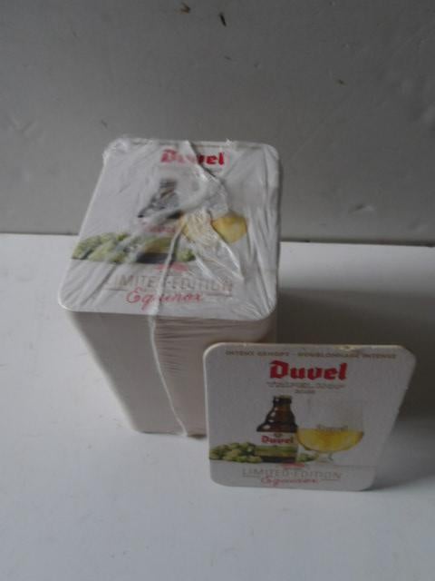 Duvel bier viltjes (nr.5) Vol pak, Ophalen of Verzenden, Nieuw, Viltje(s), Duvel