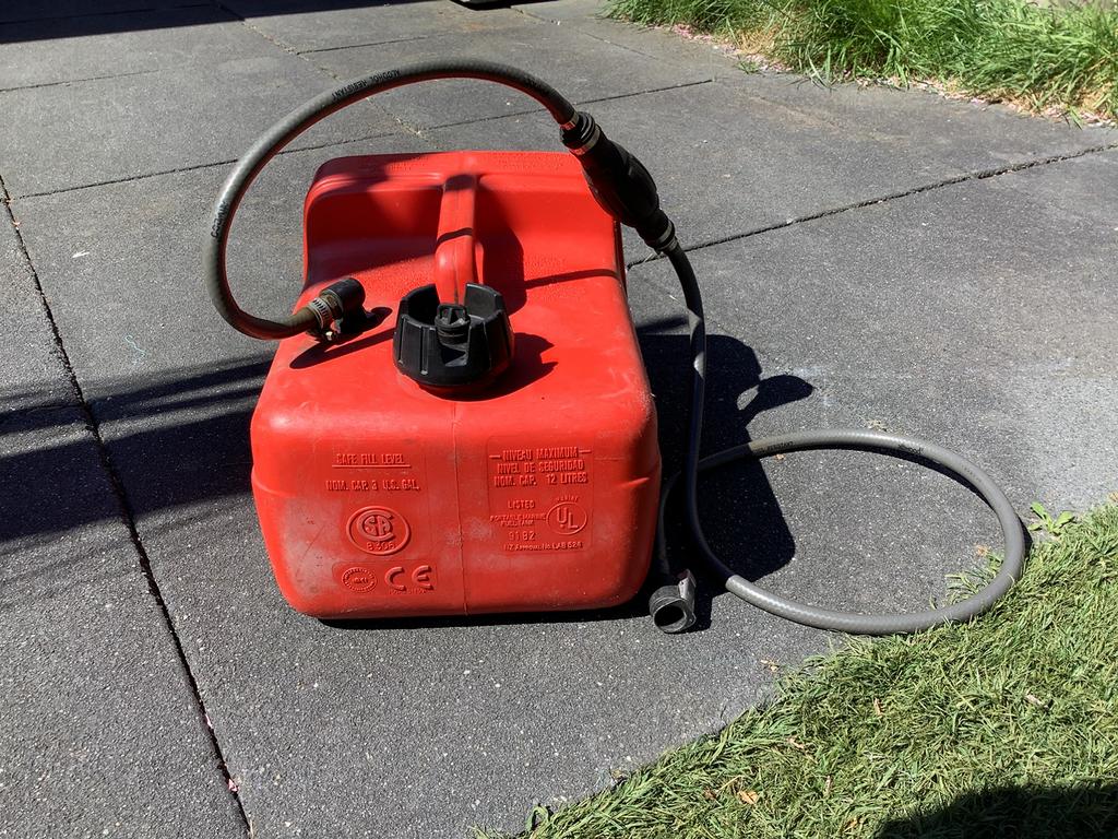 Benzinetank boot 12 liter, Ophalen, Zo goed als nieuw, Motor en Techniek, Motorboot