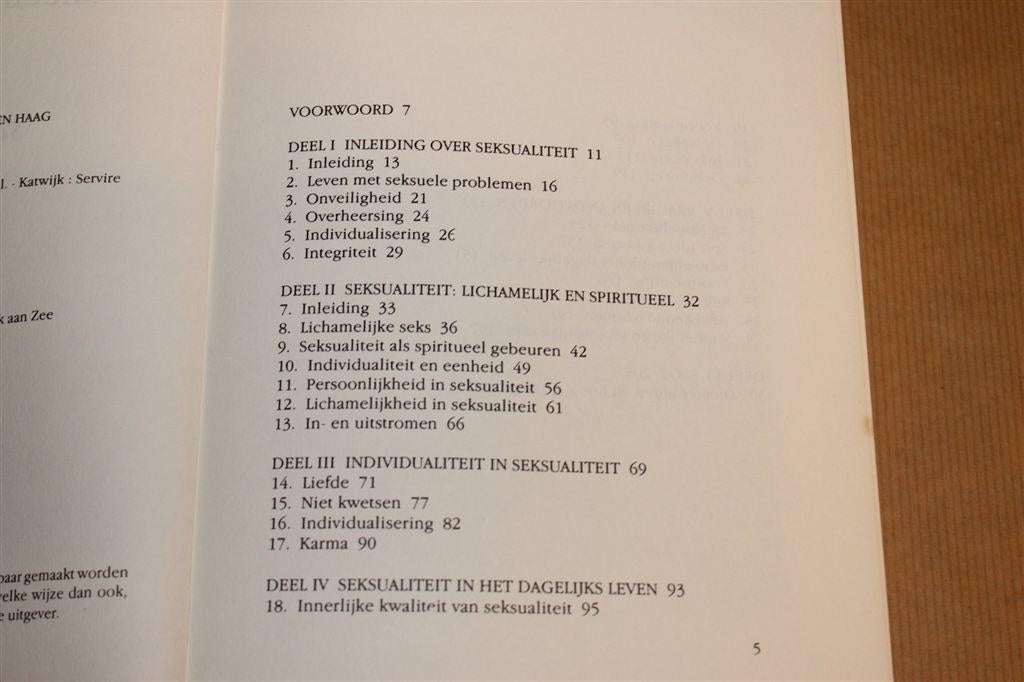Seksualiteit — Alleen in Samen-Zijn, Ophalen of Verzenden, Gelezen, Overige onderwerpen, Achtergrond en Informatie