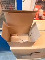 Dozen Kleine verzenddoosjes 12x8x7 cm - Bruin/Wit, Ophalen