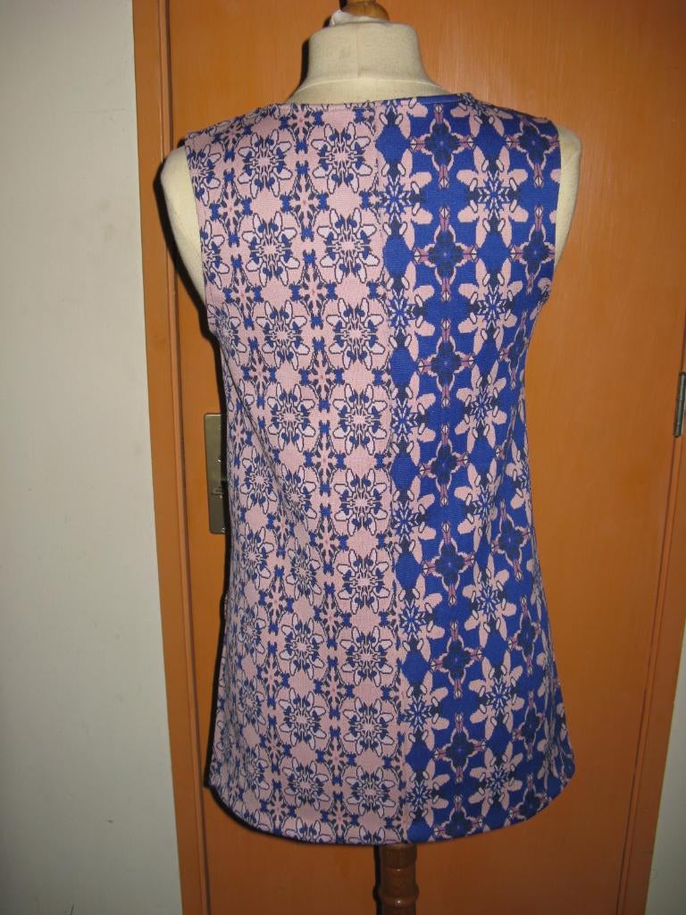 Uniek Vintage Terlenka tuniekje, Ophalen of Verzenden, Gedragen, Maat 36 (S), Blauw