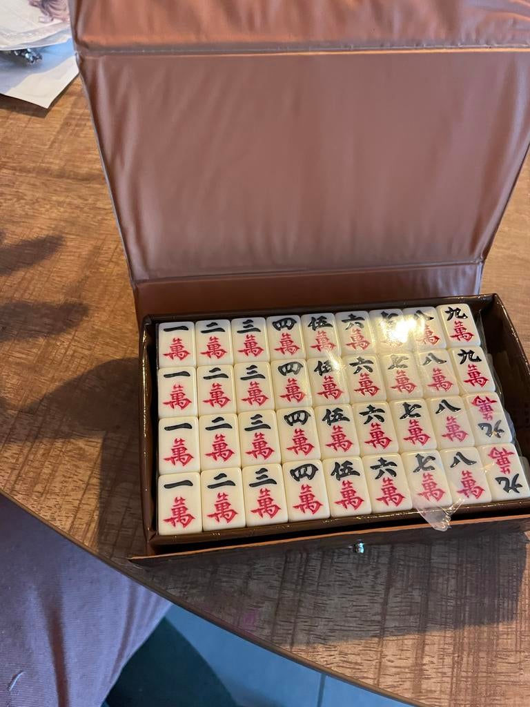 Kleine versie mahjong, Drie of vier spelers, Ophalen of Verzenden, Nieuw