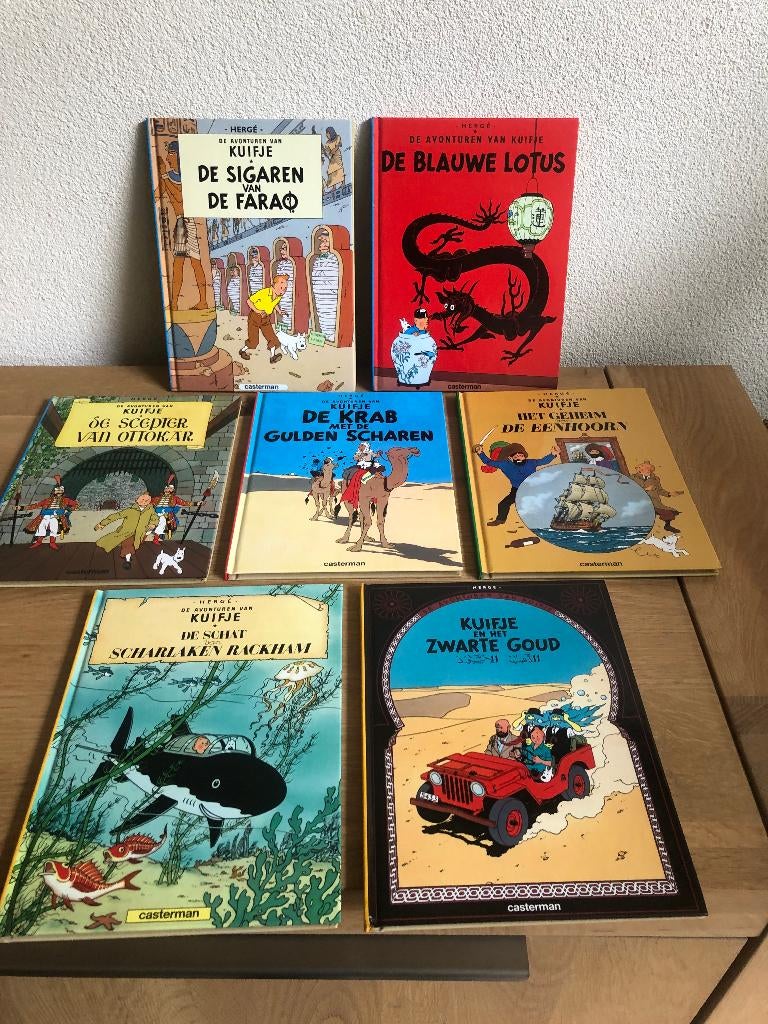 Kuifje 7 delen A5 Formaat HC 2004 Nieuw!, Boeken, Stripboeken, Complete serie of reeks, Nieuw, Ophalen of Verzenden, Hergé