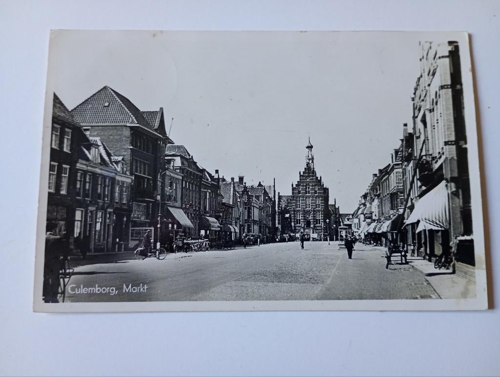 Culemborg Markt 1941, Ophalen of Verzenden, 1940 tot 1960, Gelopen, Utrecht