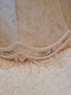 Vintage lampenkap met smalle bloemen rand, Huis en Inrichting, Lampen | Lampenkappen, Heikant 21 Kaatsheuvel, Overige kleuren