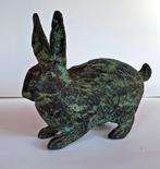 Bronzen beeld Konijn, Minder dan 20 cm, Verzenden, Beeld, Europa