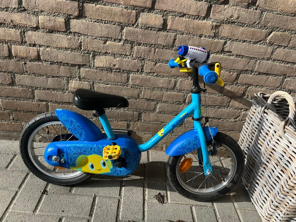 Kinderfiets met zijwieltjes, Fietsen en Brommers, Ophalen, Gebruikt, 16 tot 20 inch, Zijwieltjes