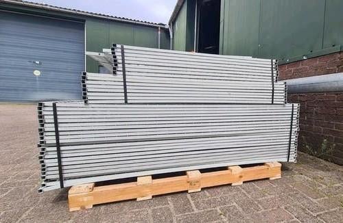 Gaasborden gaaswand machinebescherming Hekwerk stellingmatr., Tuin en Terras, Ophalen, IJzer