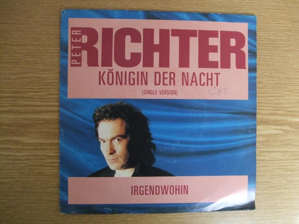 PETER RICHTER    KONIGIN DER NACHT / IRGENDWOHIN, 7 inch, Ophalen of Verzenden, Zo goed als nieuw, Pop